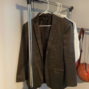 Womens JF J Ferrar Modern Fit Brown Blazer 40M